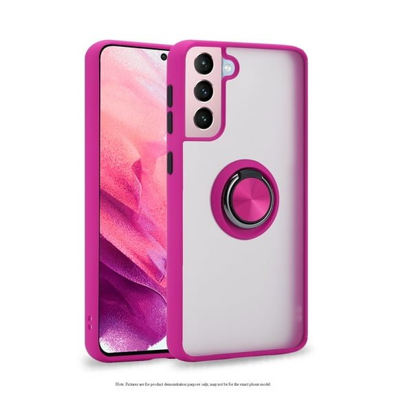 Samsung Galaxy A22 Case, Slim Protective Kickstand Magnet Ring Multi-Function for Samsung Galaxy A22 Phone Case Pink