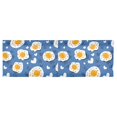 thumbnail image 6 of Yayeee Kitchen Valance Rod Pocket 54" x 18" Living Room Window Curtain, Cute Fried Eggs, 6 of 6