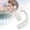 White, variant on FEISHENTT Open Ear Bluetooth Headphone Single on Ear Bluetooth Headset Wireless Earpiece with earhook Sport Business Earphone Up to 15 Hours Talk Time Left Earphone