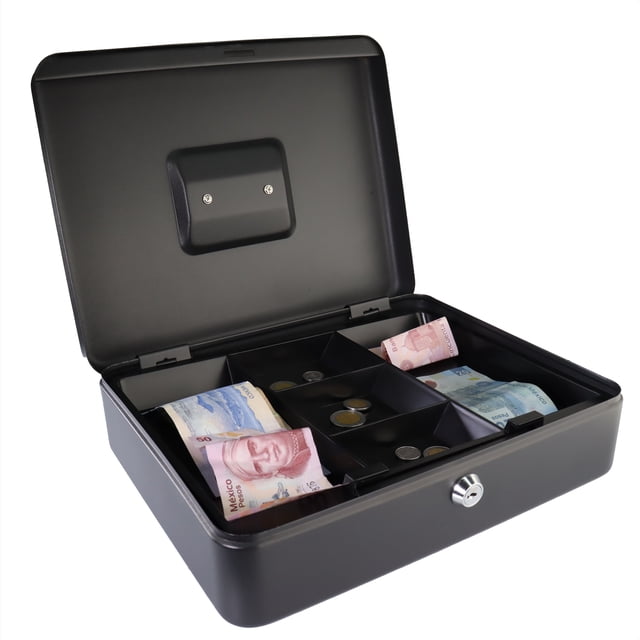 Caja de Dinero Fuerte Prolami Metálica Grande Mate