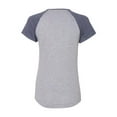 thumbnail image 3 of Anvil Women's Tri-Blend V-Neck Raglan Tee 6770Vl, 3 of 3