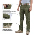 thumbnail image 4 of CHOK Relaxed Work Cargo Pants Mens Pant Black Size 34×30, 4 of 8
