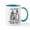 White/Blue Inside, variant on CafePress - Mr Wickham Swag Mug - 11 oz Ceramic Mug - Novelty Coffee Tea Cup