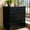 Black-3 Drawers, variant on Ktaxon Solid Wood 3 Drawer Dresser Nightstand Modern Wood Chest of Drawers Bedroom Modern Stylish Farmhouse Finish, Oak