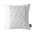 thumbnail image 7 of Phantoscope Handmade Crochet Woven Series Boho with Invisible Zipper Cotton Throw Pillow,18" x 18", White, 1 Pack, 7 of 7