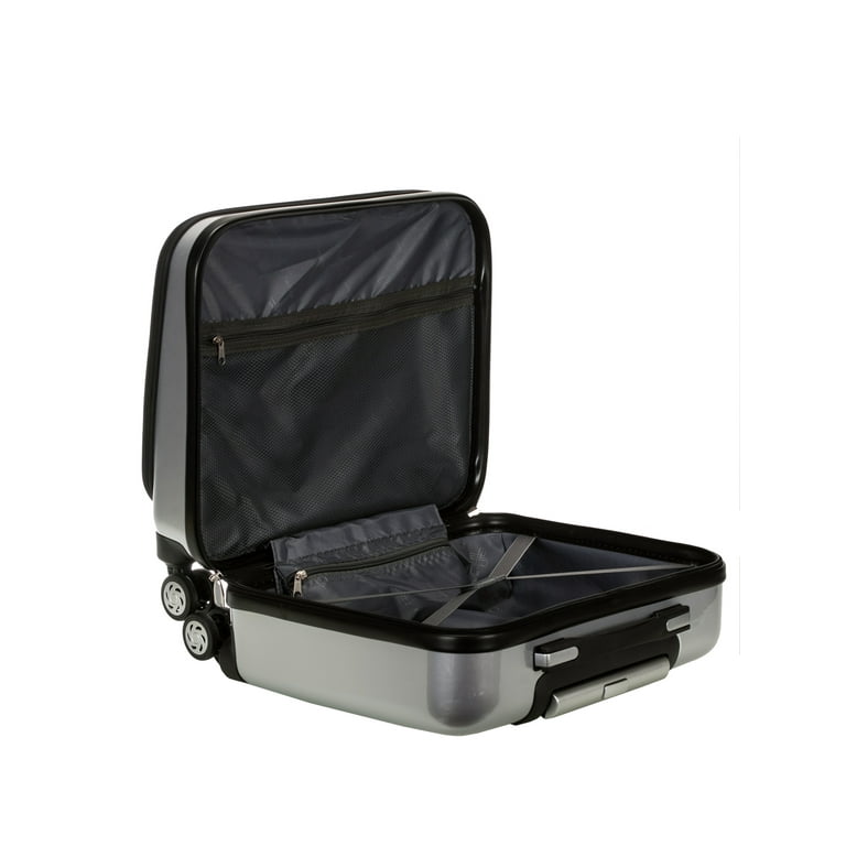 Rockland Revolution Rolling Computer Case Hardside, Silver