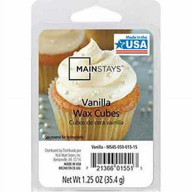 Mainstays 6 Cube Wax Melts, Vanilla, 1.25 oz 