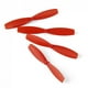 thumbnail image 1 of 4 piezas de hélices de ala de 60 mm accesorios fijos de repuestos para carreras rojo, 1 of 7