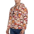 thumbnail image 2 of Hoodies for Men - Maneki-Neko Cats Long Sleeve Comfrt Men'S Fashion Hoodies & Sweatshirts, Sweatshirts for Men Hoodies Pullover Clothing Clothes with Pouch, 2 of 7