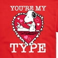 thumbnail image 3 of Peanuts - You're My Type - Men's Short Sleeve Graphic T-Shirt, 3 of 6