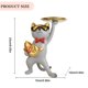 thumbnail image 3 of Estatuilla De Bandeja De Almacenamiento Para Gatos Figurita de gato de resina, regalo de vacaciones, bonita bandeja de gato, figuritas para porche, dormitorio Ndcxsfigh Libre de BPA, 3 of 8