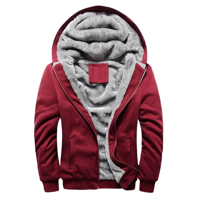 Chaqueta gruesa de forro polar con botones de cuerno y capucha para hombre y mujer, cálida para invierno