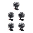 thumbnail image 2 of relayinert Car Fan Universal Fit Reliable Cooling Solution Versatile Compatibility black 5Set, 2 of 6