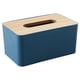 thumbnail image 1 of Cubierta de caja de pañuelos de madera para pañuelos faciales de papel, soporte de caja de pañuelos rectangular de madera, 1 of 5