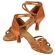 thumbnail image 3 of GOOHOCHY 1 par de zapatos de tacón alto con tiras anudadas para baile latino para mujer - Talla 37 (dorado), 3 of 8