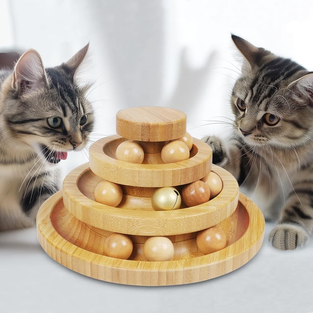 Pelota Cat Ball Track DoogCat con 9 bolas, tamaño grande