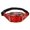 Red, variant on Waist Bag Men And Women Shiny PU Waist Bag Functional Color Shoulder Body Bag