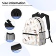 thumbnail image 3 of Pofeuu Leopard Print Print Laptop Backpack Travel Canvas Backpack for School Lightweight and Comfortable Backpack College Backpack Schoolbag, 3 of 6