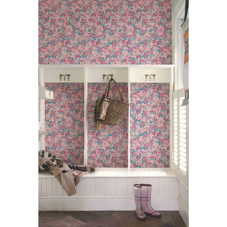 The Pioneer Woman Peel and Stick Wallpaper, Gorgeous Garden, 18 The Pioneer Woman Peel and Stick Wallpaper, Gorgeous Garden, 18