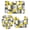 Yellow, variant on 3 Piece Bathroom Rug Set, Vintage Mid-Century Non Slip Bath Mat with Contour Toilet Mat and Lid Cover, Modern Abstract Geometric Yellow Gray Absorbent Soft Shower Mats for Bathroom