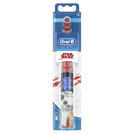 Oral-B Kids Battery Powered Electric Toothbrush Featuring Disney STAR WARS with Extra Soft Bristles, for Children and Toddlers age (Best Electric Toothbrush To Remove Tartar)