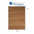 thumbnail image 3 of Mantel de Mesa Mainstays Mantel Rectangular de vinil afelpado  diseño madera cafe 1.40 mt x 2.20 mt, 3 of 4