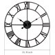 thumbnail image 3 of Reloj de pared de metal redondo grande JAMW Estilo vintage Silencioso Sin tictac 40 cm, 3 of 4