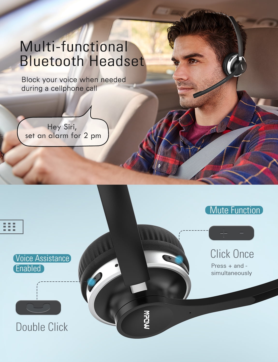 mpow hc3 wireless headset