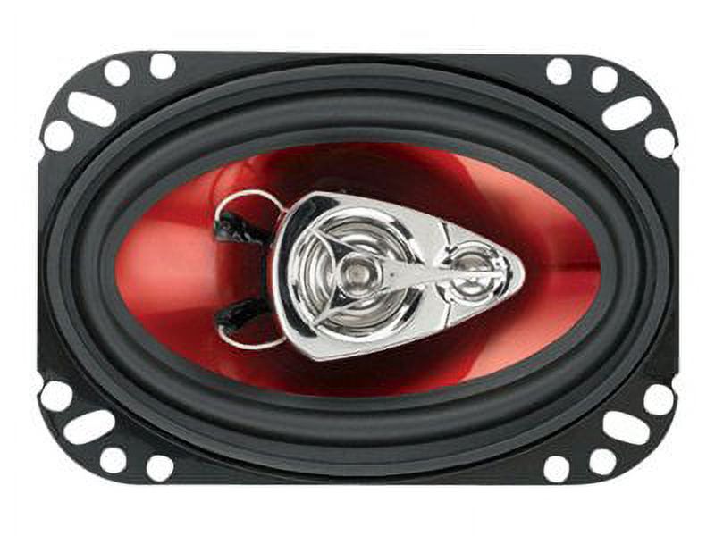 BOSS Audio Systems CH4630 Chaos Series 4 x 6 inch Car Door Speakers - 250 Watts Max (per pair), Coaxial, 3 Way, Full Range, 4 Ohms, Sold in Pairs, Bocinas Para Carro