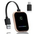 thumbnail image 1 of Wireless CarPlay & Android Auto 2-in-1 Adapter: Convert Wired to Wireless for Car Stereo, Supports Navigation, Music, Voice Control, Auto Reconnect, Plug & Play, Fast Stable Connection, Compact Zinc, 1 of 1