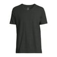 George Men's V-Neck Textured Short Sleeve Tee, Cotton Blend, Sizes S ...