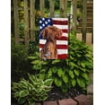 thumbnail image 2 of USA American Flag with Vizsla Garden Flag, 2 of 2