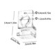 thumbnail image 3 of Soporte de tapa de acuario Soporte de tapa de pecera Soporte de tapa de pecera Abrazaderas Soporte de tapa de acuario para peceras, 3 of 6