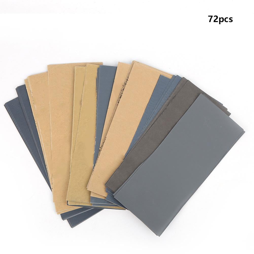 LHCER Sanding Sheets,72pcs 4003000 Sandpaper Set Abrasive Paper