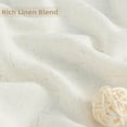 thumbnail image 4 of DriftAway Pinch Pleat Linen Textured Semi Sheer Solid Farmhouse and Modern Rustic Linen Curtains 2 Panels 50 inches Wide by 108 Inches Long Drapes for Living Room Bedroom Light Linen, 4 of 9