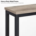 thumbnail image 5 of HOOBRO 47.2" Skinny Console Table with Power Outlets, 5.9" Behind Couch Table with Charging Station, Narrow Sofa Table, Long Entryway Table for Living Room, Hallway, Foyer, Greige BG15XG01G1, 5 of 14