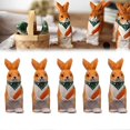 thumbnail image 1 of Wooden Rabbit Statue Bontique Wood Curving Rabbit Statue Handcrafted Gift Home Decor Figurine Office Decoration, 1 of 5