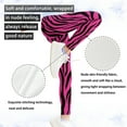 thumbnail image 5 of COEQINE Zebra Stripes Dark Pink Girls Sport Leggings Buttery Soft Yoga Legging High Waist Yoga Pants for Jogging Gym, for 4-5 Years Kids Girls, 5 of 7