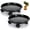 Black, variant on 2Pcs 15.5 inch brown Plant Caddy with Universal Wheels, Round Movable Planter Dolly Trolley Tray Pallet Outdoor Indoor Tree Flower Stand Planter