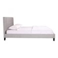 thumbnail image 3 of Moe's Home Collection Eliza Contemporary Fabric King Platform Bed in Light Gray, 3 of 6