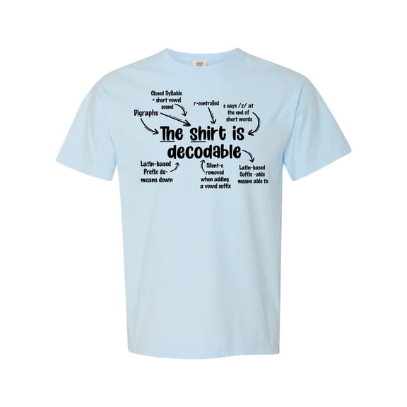 HD HANDICHI DESIGN Unisex This Shirt Is Decodable Cotton Crew Neck T-Shirt
