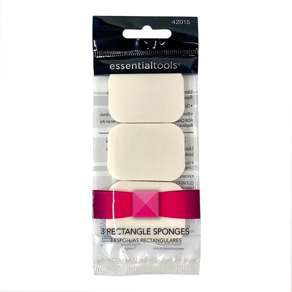 Essential Tools 3 Rectangle Foundation Sponges 42015