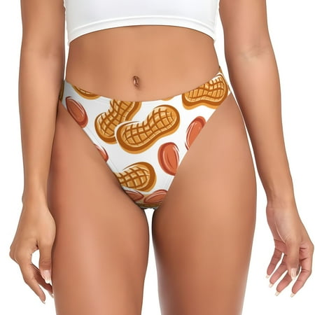 Thongs for Women - Peanuts4 No Show Seamless Womens Thongs Underwear  Stretch G String Thongs for Women  Ladies Breathable Kawaii Thong Bikini Panties Briefs