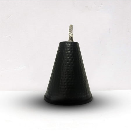 Legends International Large Hawaiian Cone Tabletop Torch Hammered Black - 1 Pack