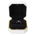 thumbnail image 4 of LED Light Ring Box, Wedding Ring Case Luxury Exquisite  For Engagement For Proposal For Wedding White,Black, 4 of 8