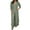 Green, variant on Riforla Women's Casual Plus Size V Neck Long Sleeved Chiffon Shirt Beach Suit Slit Long Top   Trousers Suit Blouse Bottom Pants Sets for Women White XXXXXL