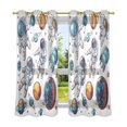 thumbnail image 6 of Yayeee Window Curtains Light Filtering 63"x42" Grommet Panel Pair Home Living Room Decor, Astronaut Planet, 6 of 7