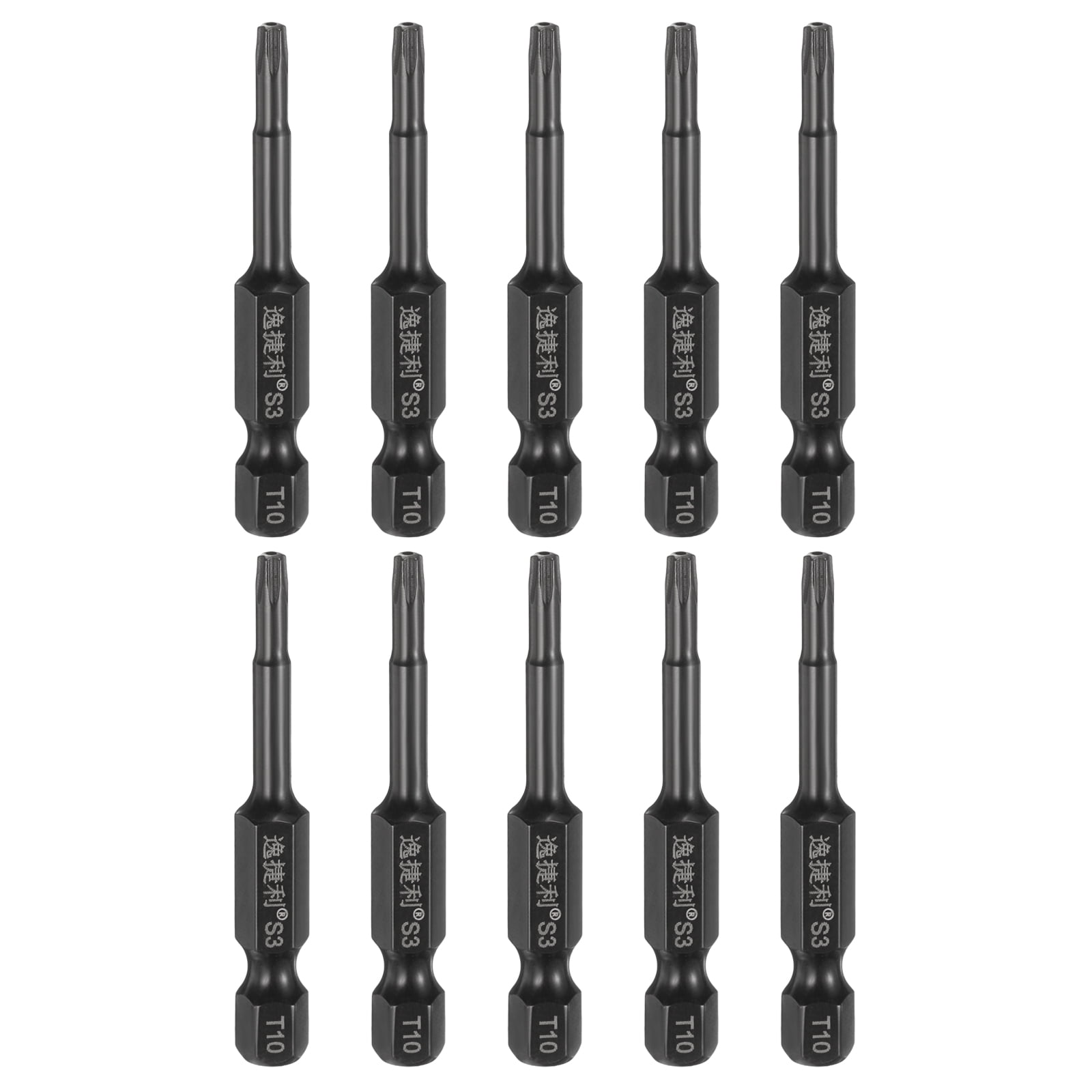 Uxcell 5pcs T5 Torx Screwdriver Bit 1/4