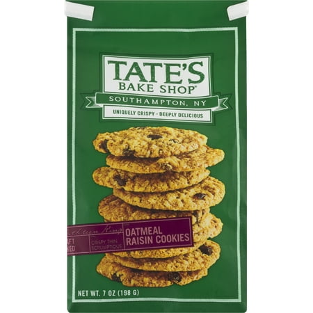Tate's Bake Shop Oatmeal Raisin Cookies, 7 Oz.