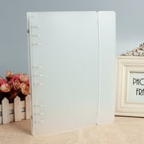 GOOHOCHY Plastic B5 Cover Round Ring Binder File Folder for Loose Leaf Sheet Protectors Notebook Refill DIY Scrapbooking Binder Cover Protector